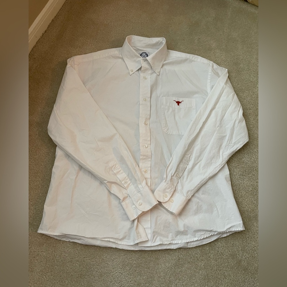 Campus Drive - University of Texas - Button Up Long Sleeve Shirt - Size: Large